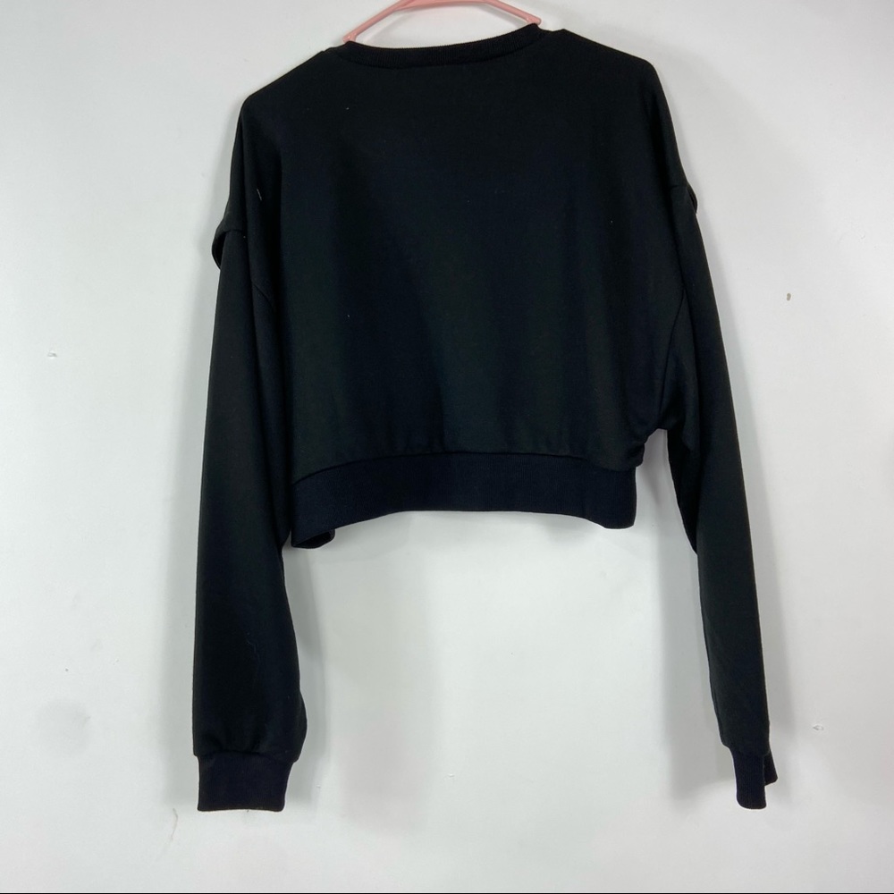 Fashion nova “killed it” black studded sweatshirt - Picture 6 of 8